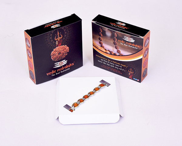 Gold Plated Rudraksha Bracelet 7