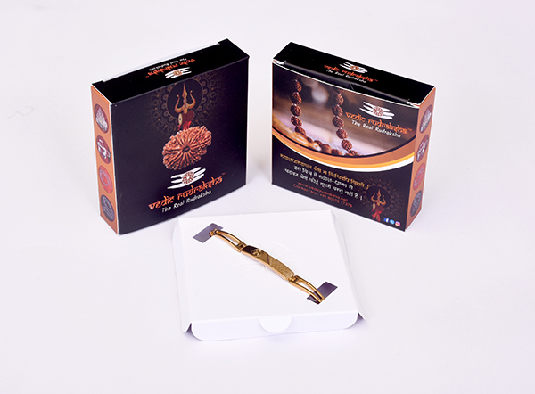 Gold Plated Rudraksha Bracelet 10