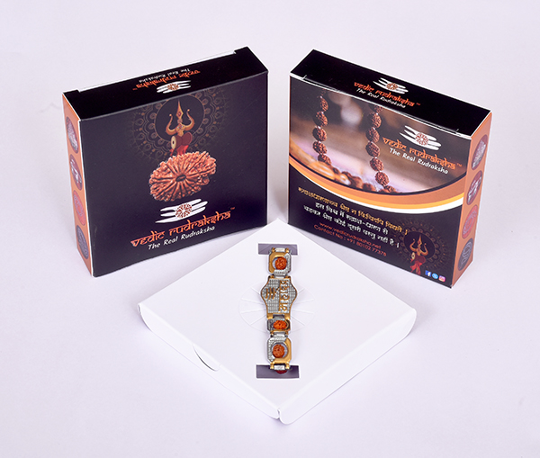 Gold Plated Rudraksha Bracelet 5