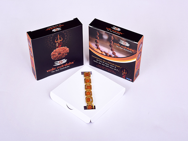 Gold Plated Rudraksha Bracelet 9