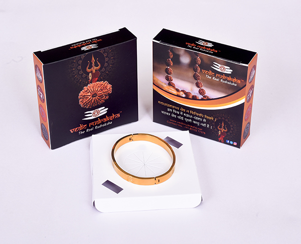 Gold Plated Rudraksha Bracelet 6