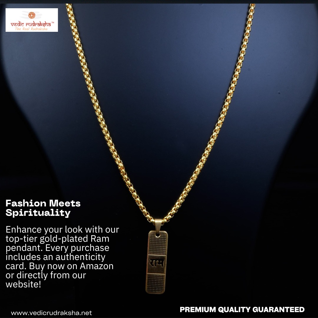 Gold Plated Ram Pendant 12