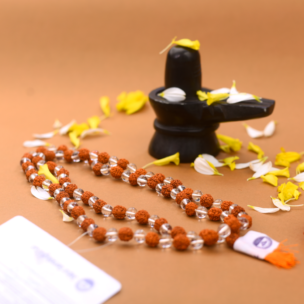 Rudraksha Sphatik Mala